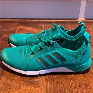 SALE! Women’s Adidas Green Terrex Run Shoes 9.5